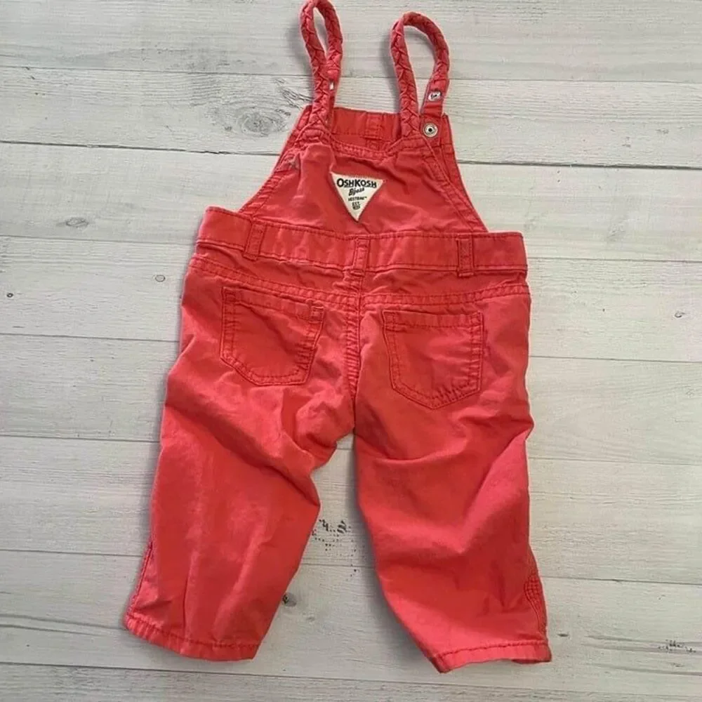 OshKosh B'Gosh baby‎ girls shortalls 6 months